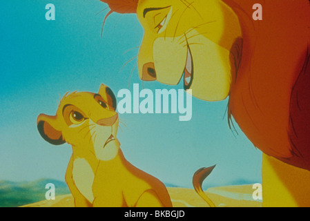 DER KÖNIG DER LÖWEN (ANI - 1994) ANIMIERTE CREDIT DISNEY LINK 074 Stockfoto