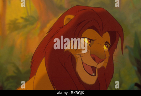 DER KÖNIG DER LÖWEN (ANI - 1994) ANIMIERTE CREDIT DISNEY LINK 041 Stockfoto