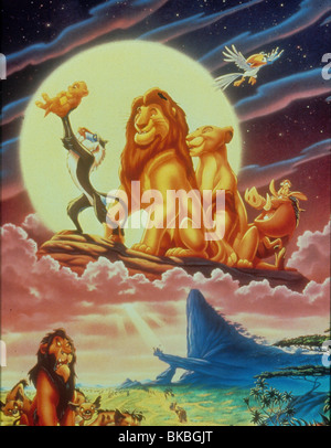 DER KÖNIG DER LÖWEN (ANI - 1994) ANIMIERTE CREDIT DISNEY LINK 053 Stockfoto