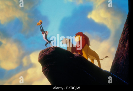 DER KÖNIG DER LÖWEN (ANI - 1994) ANIMIERTE CREDIT DISNEY LINK 035 Stockfoto