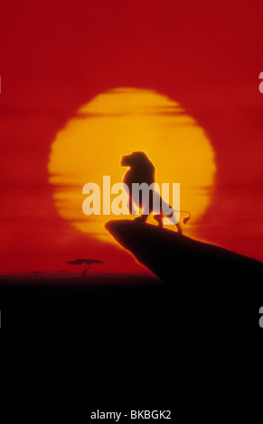 DER KÖNIG DER LÖWEN (ANI - 1994) ANIMIERTE CREDIT DISNEY LINK 078 Stockfoto