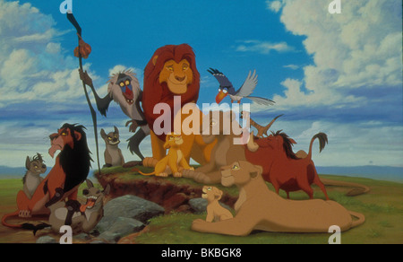 DER KÖNIG DER LÖWEN (ANI - 1994) ANIMIERTE CREDIT DISNEY LINK 027 Stockfoto