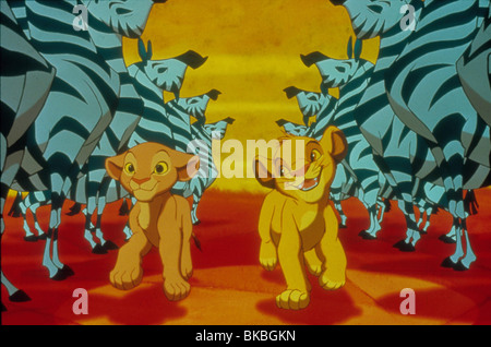 DER KÖNIG DER LÖWEN (ANI - 1994) ANIMIERTE CREDIT DISNEY LINK 049 Stockfoto