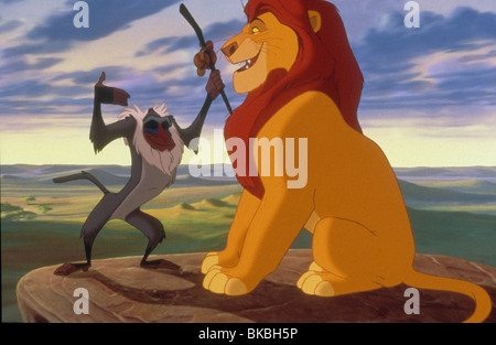 DER KÖNIG DER LÖWEN (ANI - 1994) ANIMIERTE CREDIT DISNEY LINK 004 Stockfoto