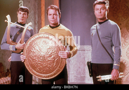 STAR TREK (TV - 1966) LEONARD NIMOY, WILLIAM SHATNER, DeFOREST KELLEY STK 002 Stockfoto