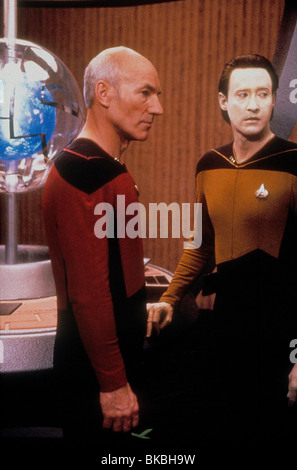 STAR TREK: THE NEXT GENERATION (TV - 1987) PATRICK STEWART, BRENT SPINER STN 003 Stockfoto