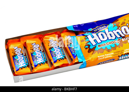 Paket von fünf einzeln verpackte Toffifees Milch Choc Hobnobs Keks flapjack Stockfoto