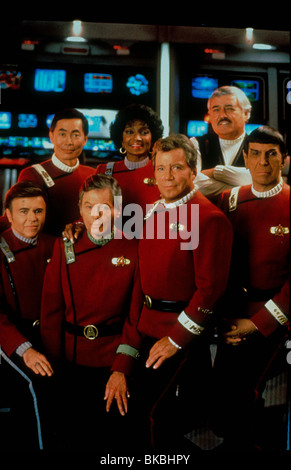 STAR TREK VI: Das unentdeckte Land (1991) WALTER KOENIG, GEORGE TAKEI, DeFOREST KELLEY, NICHELLE NICHOLS, WILLIAM SHATNER, Stockfoto