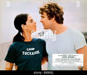 LIEBE GESCHICHTE ALI MACGRAW, RYAN O' NEAL LFEN 001FOH Stockfoto