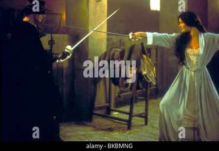 DIE MASKE DES ZORRO ANTONIO BANDERAS, CATHERINE ZETA-JONES MZRR 003 GN Stockfoto