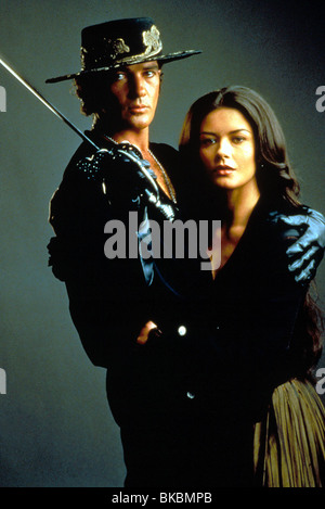 DIE MASKE DES ZORRO ANTONIO BANDERAS, CATHERINE ZETA-JONES MZRR 160 Stockfoto