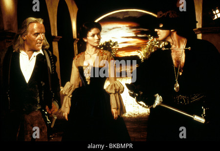 DIE MASKE DES ZORRO ANTHONY HOPKINS, CATHERINE ZETA-JONES, ANTONIO BANDERAS MZRR 180 Stockfoto