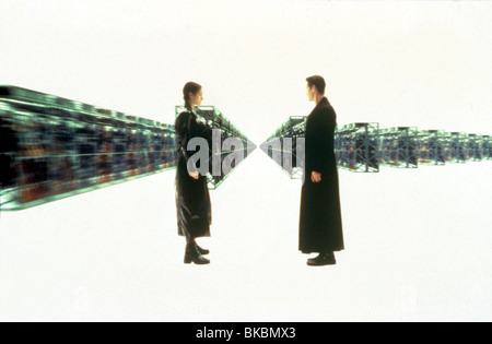 DIE MATRIX (1999) CARRIE-ANNE MOSS, KEANU REEVES MTIX 070 Stockfoto
