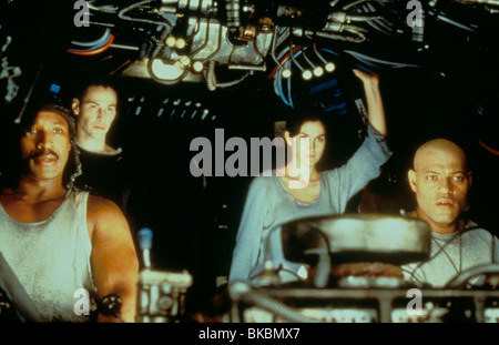 DIE MATRIX (1999) RAY ANTHONY PARKER, CARRIE-ANNE MOSS, KEANU REEVES, LAURENCE FISHBURNE MTIX 076 Stockfoto
