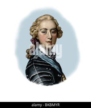 Prinz Charles Edward Stuart 1720 1788 moderne Vignette aus einer Gravur Stockfoto