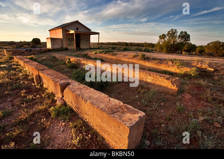 Alten Bahnhof Silverton Stockfoto