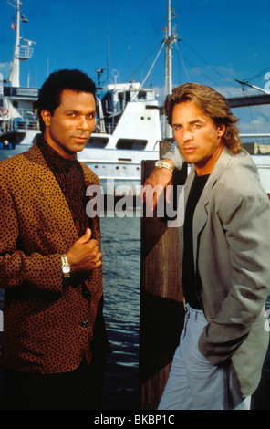 MIAMI VICE (TV - 1984) PHILIP MICHAEL THOMAS, DON JOHNSON MMVC 003 Stockfoto