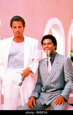 MIAMI VICE (TV - 1984) DON JOHNSON, PHILIP MICHAEL THOMAS MMVC 036 Stockfoto