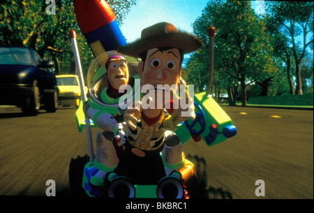 TOY STORY (1995) ANIMIERTE BUZZ LIGHTYEAR, WOODY TYSY 013 CREDIT DISNEY Stockfoto