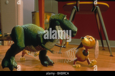 TOY STORY (1995) ANIMIERTE REX, SLINKY DOG TYSY 030 KREDIT-DISNEY Stockfoto