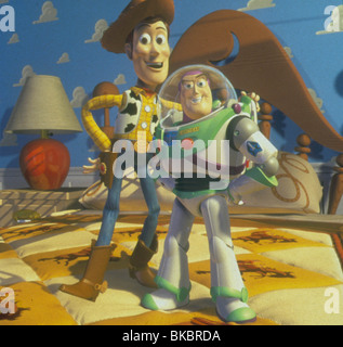 TOY STORY (1995) ANIMIERT WOODY, BUZZ LIGHTYEAR TYSY 114 KREDIT-DISNEY Stockfoto