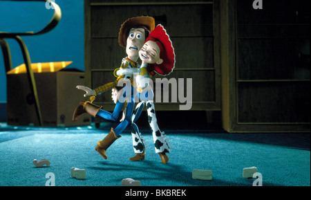 TOY STORY 2 (ANI - 1999) ANIMIERTE CREDIT DISNEY HOLZIG (CHARAKTER), JESSIE (CHARAKTER) TTWO 029 Stockfoto