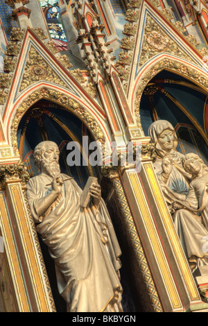 Saint Vitus Kathedrale Prag, Prager Burg, Tschechien - Interieur - Kapelle der Heiligen Anna (Nostinska) Stockfoto