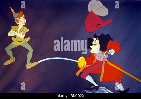 PETER PAN (ANI-1953) ANIMIERTE CREDIT DISNEY PTP 024 Stockfoto