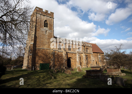 St.-Lorenz-Kirche, Oxhill, Warwickshire Stockfoto