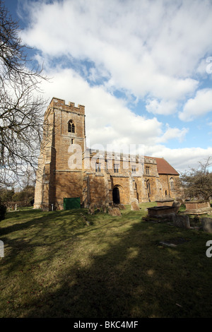 St.-Lorenz-Kirche, Oxhill, Warwickshire Stockfoto