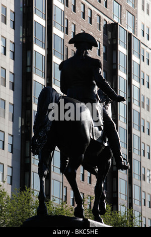 Statue von George Washington, Boston Public Garden Stockfoto
