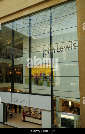 John Lewis Department Store, Grand Arcade Shopping Centre, Cambridge, England, Großbritannien Stockfoto