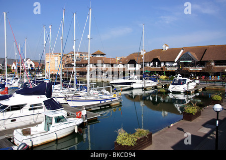 Ansicht von Marina, Port Solent, Portsmouth, Hampshire, England, Vereinigtes Königreich Stockfoto