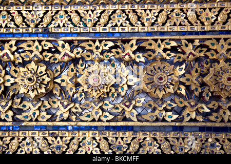 Grand Palace, Wanddetail Stockfoto