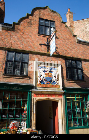 Merchant Abenteurer Halleneingang auf Fossgate York Yorkshire UK Stockfoto