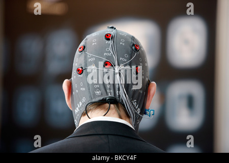 Hightech fair, Computer und IT-Messe, Cebit, Hannover Messe, Deutschland, Europa. Stockfoto