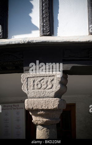 Detail der Dartmouth Holz gerahmt Gebäude Stockfoto