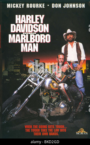 HARLEY DAVIDSON UND DER MARLBORO-MANN (1991)-POSTER HDM 001VS Stockfoto