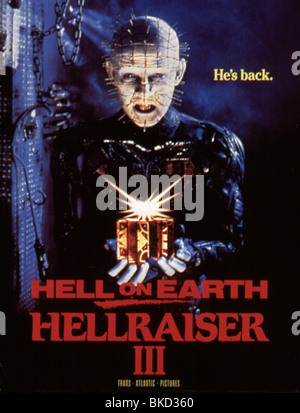 HELLRAISER III: HELL ON EARTH (1992) HELLRAISER 3 (ALT) PLAKAT HLR3 012 Stockfoto