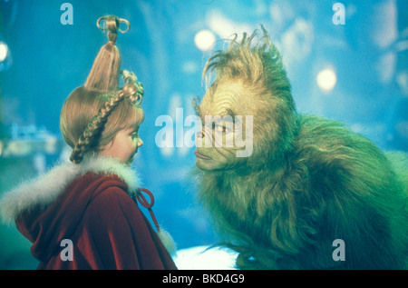 HOW THE GRINCH STOLE CHRISTMAS (2000) TAYLOR MOMSEN, JIM CARREY HOWT 066 Stockfoto