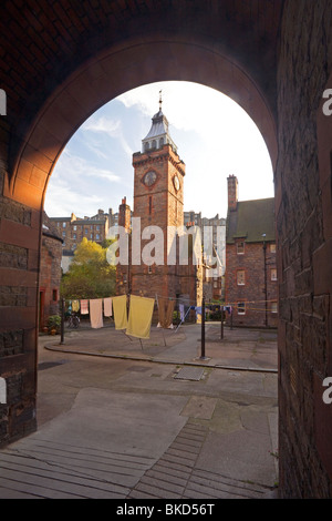 Auch Gericht, Dean Village, Edinburgh Stockfoto