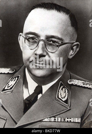 Himmler, Heinrich, 7.10.1900 - 23.5.1945, deutscher Politiker, Reichführer SS (Reich SS Führer) 1929 - 1945, Porträt, ca. 1940, Stockfoto
