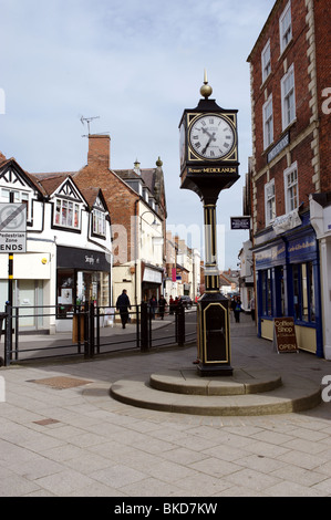 Whitchurch Marktflecken in Shropshire, England. UK Stockfoto