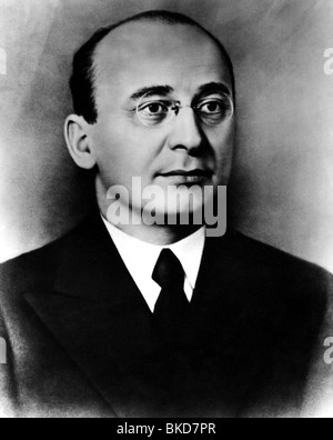 Beria, Lavrentiy, 29.3.1899 - 23.12.1953, Sowjetrepolitiker, stellvertretender Leiter des Volkskommissariats für innere Angelegenheiten, Porträt, Stockfoto