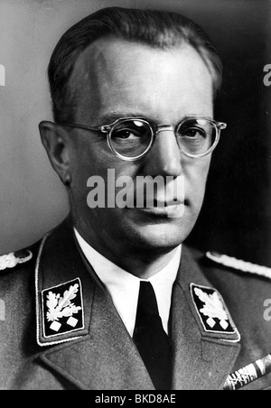 Seyss-Inquart, Arthur, 22.7.1892 - 16.10.1946, österreichischer Politiker (NSDAP), Porträt, in SS-Uniform, ca. 1940, Stockfoto