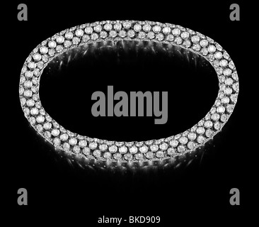 großer Diamant-Armband Stockfoto