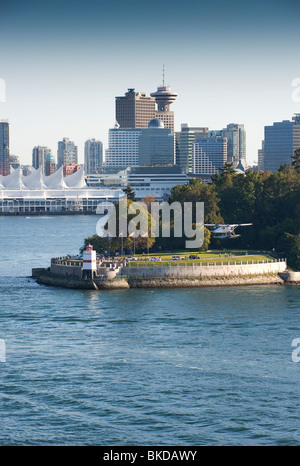 Brockton Point Lighthouse Vancouver BC Kanada Stockfoto