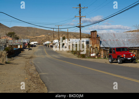 Hauptstraße in Randsburg, Kalifornien Stockfoto