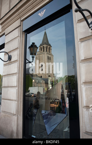 Paris, Frankreich, Blick in das Schaufenster des Emporium Fashion Shops im Quartier Latin, Saint Germain des Prés Stockfoto