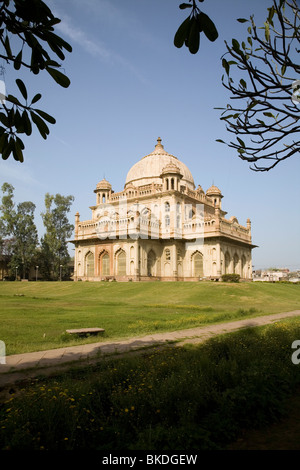 Grab von Saadat Ali Khan in Lucknow, Uttar Pradesh, Indien. Stockfoto